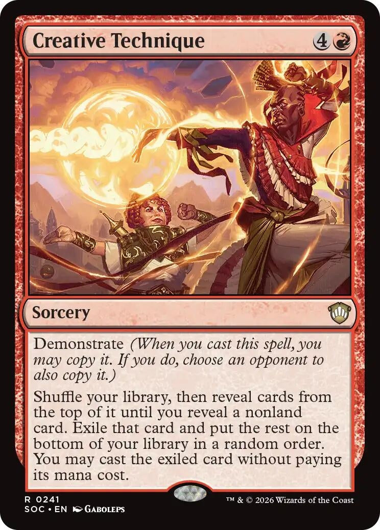 Image for Creative Technique (241) (Commander: Secrets of Strixhaven) - Magic: The Gathering