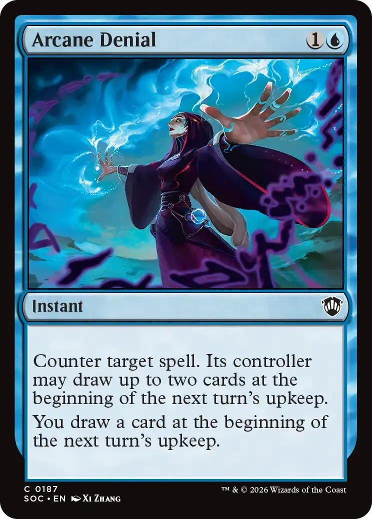 Image for Arcane Denial (187) (Commander: Secrets of Strixhaven) - Magic: The Gathering