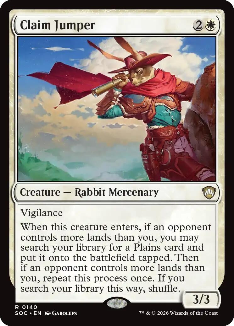 Image for Claim Jumper (140) (Commander: Secrets of Strixhaven) - Magic: The Gathering