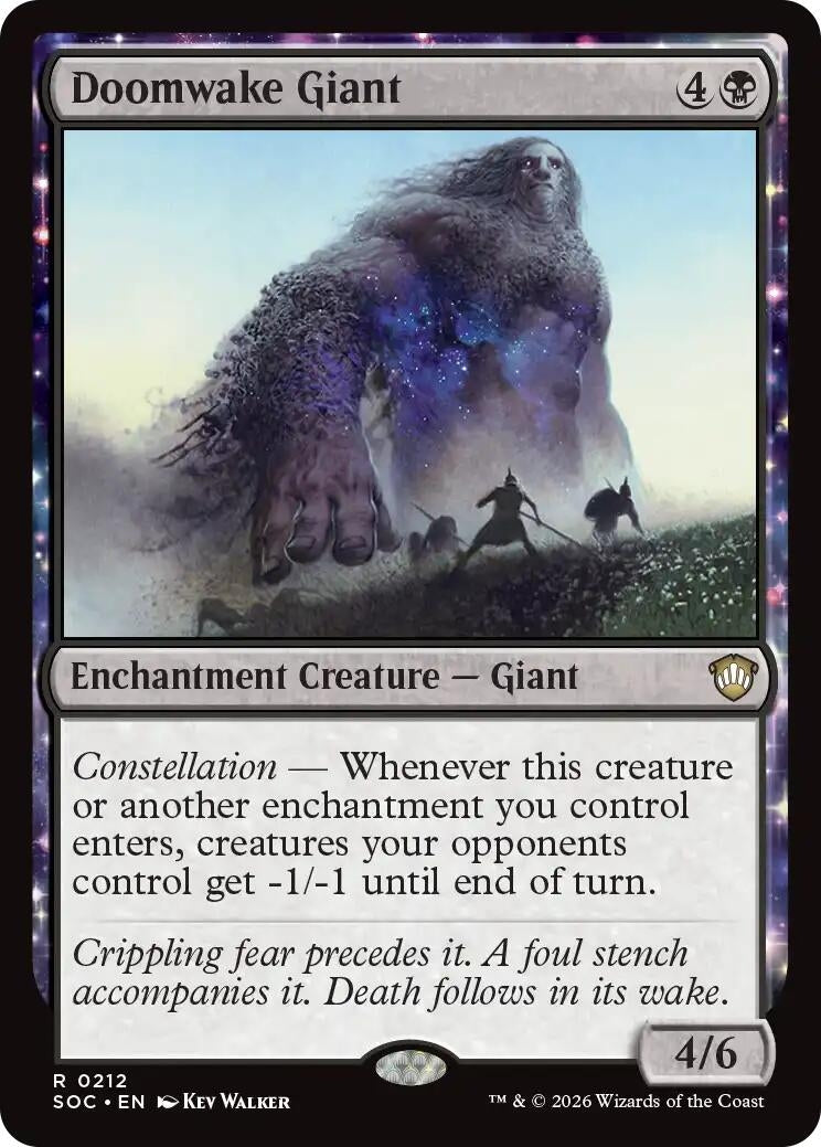 Image for Doomwake Giant (212) (Commander: Secrets of Strixhaven) - Magic: The Gathering