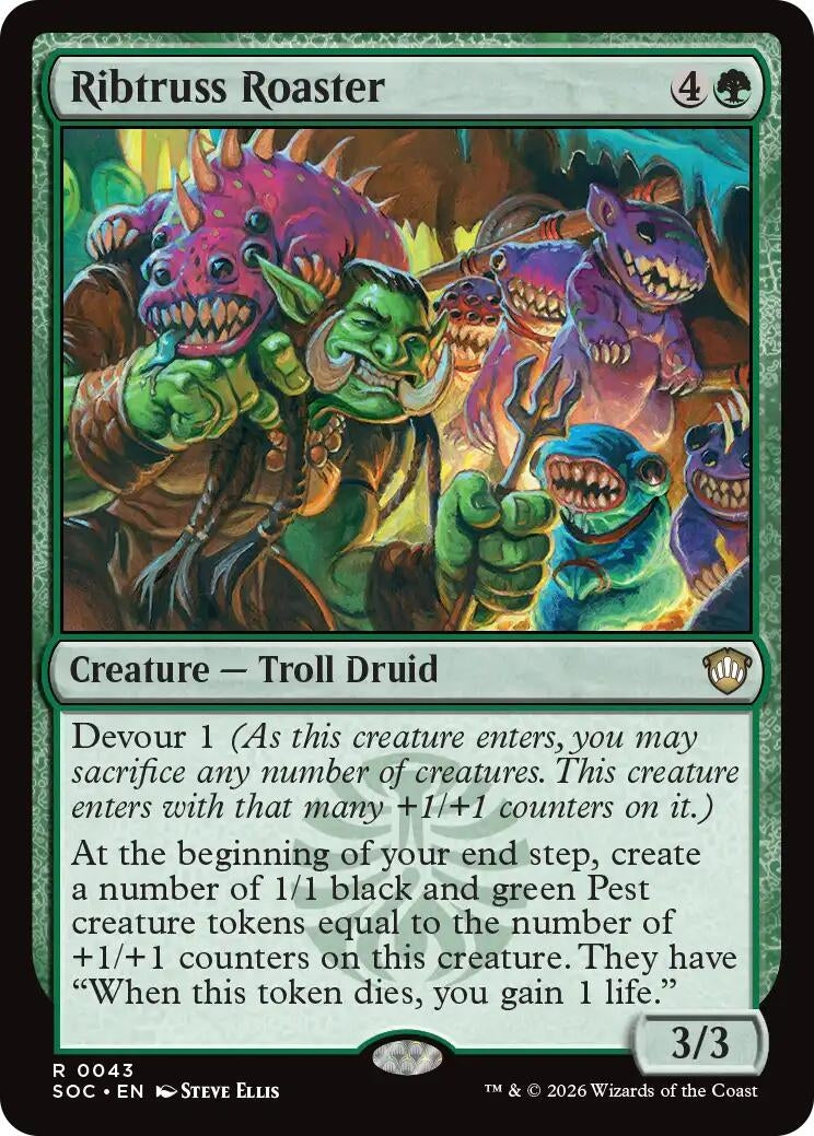 Image for Ribtruss Roaster (43) (Commander: Secrets of Strixhaven) - Magic: The Gathering