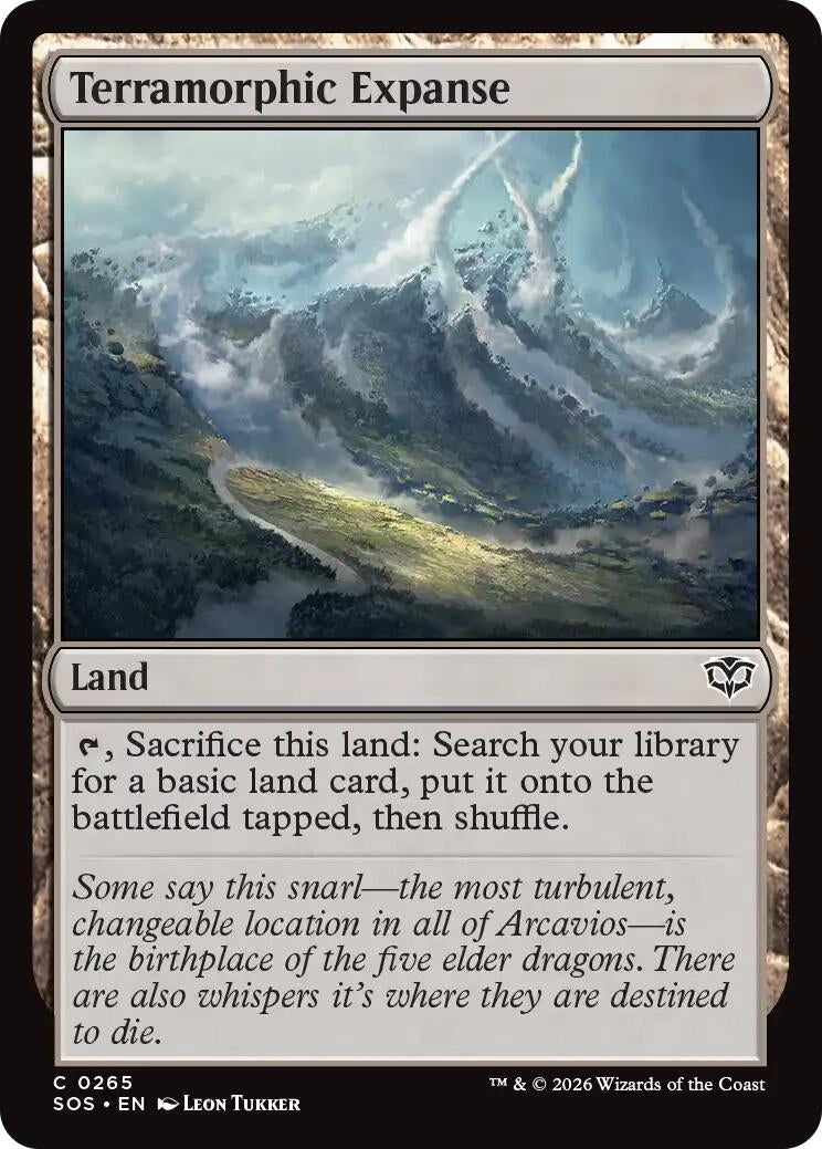 Image for Terramorphic Expanse (265) (Foil) (Secrets of Strixhaven) - Magic: The Gathering