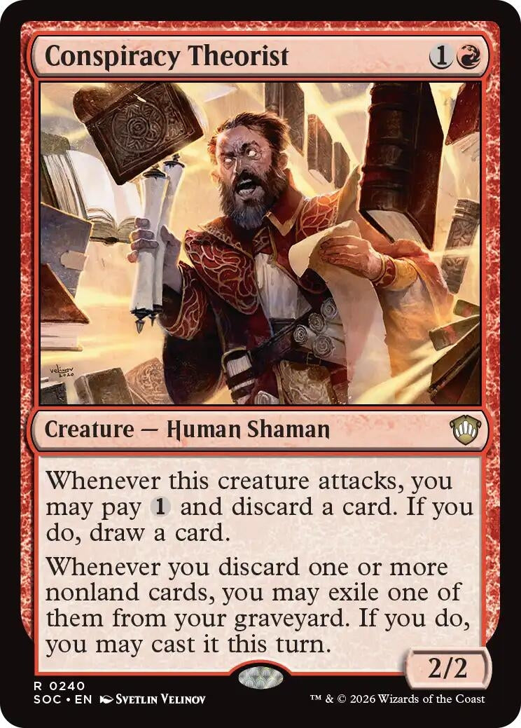 Image for Conspiracy Theorist (240) (Commander: Secrets of Strixhaven) - Magic: The Gathering