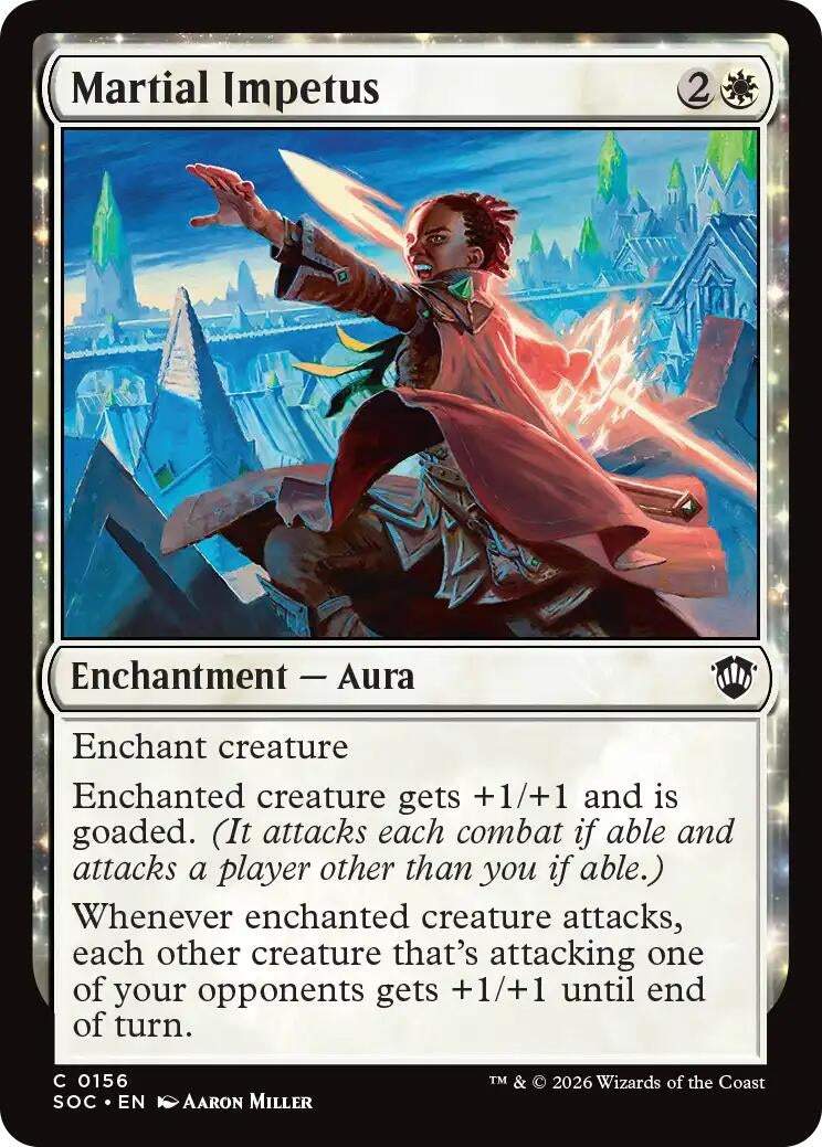 Image for Martial Impetus (156) (Commander: Secrets of Strixhaven) - Magic: The Gathering