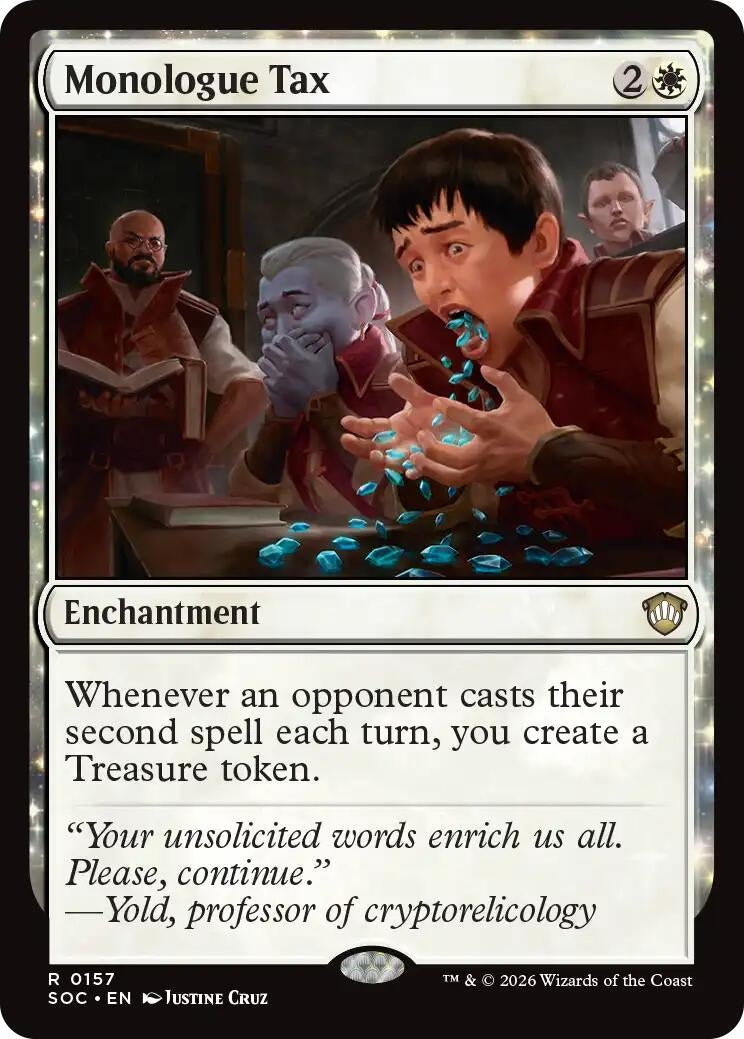 Image for Monologue Tax (157) (Commander: Secrets of Strixhaven) - Magic: The Gathering