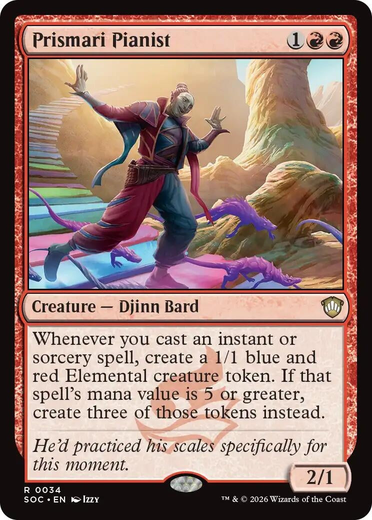 Image for Prismari Pianist (34) (Commander: Secrets of Strixhaven) - Magic: The Gathering