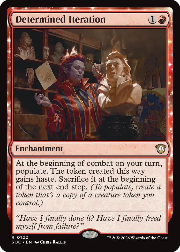 Image for Determined Iteration (122) (Commander: Secrets of Strixhaven) - Magic: The Gathering