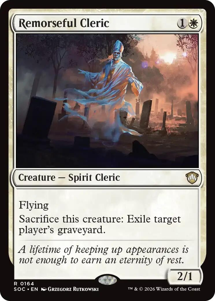 Image for Remorseful Cleric (164) (Commander: Secrets of Strixhaven) - Magic: The Gathering