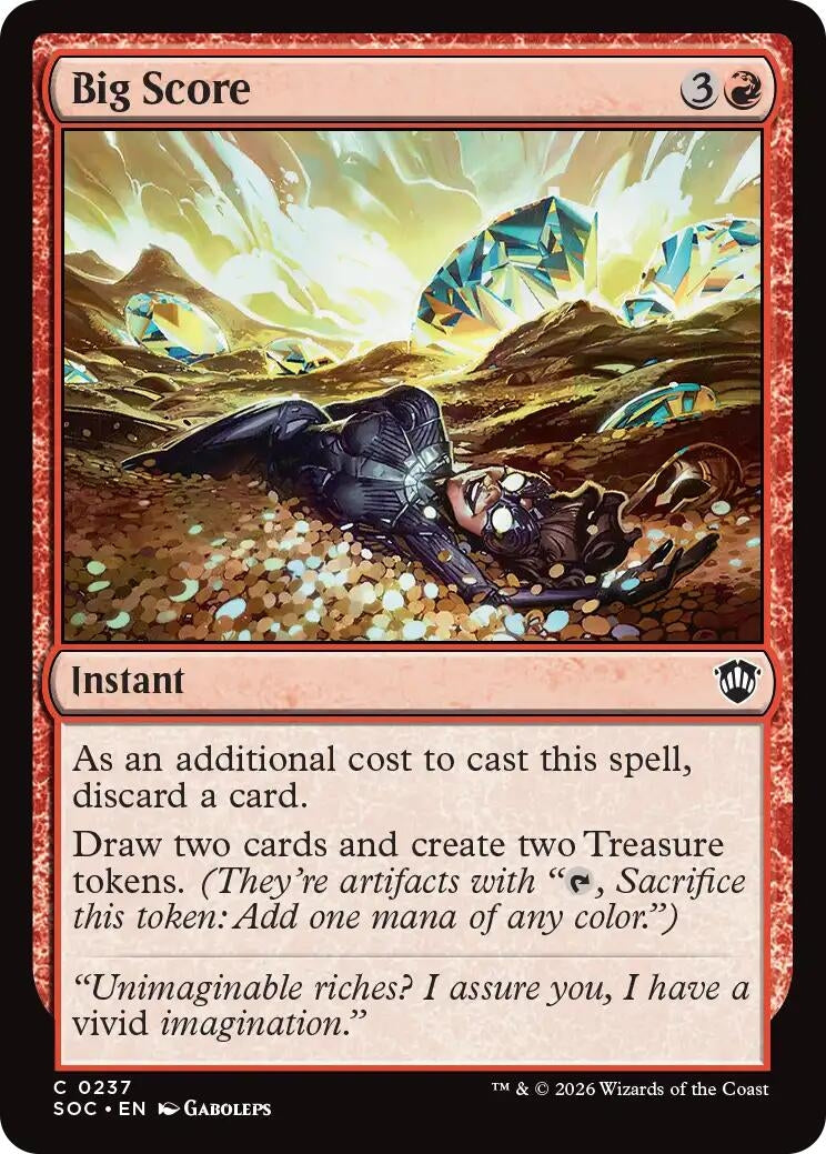 Image for Big Score (237) (Commander: Secrets of Strixhaven) - Magic: The Gathering