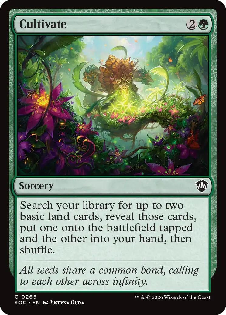 Image for Cultivate (265) (Commander: Secrets of Strixhaven) - Magic: The Gathering