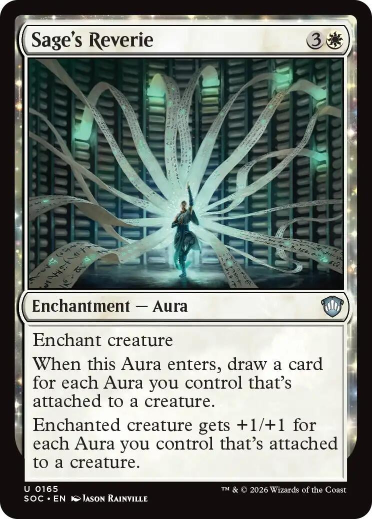Image for Sage's Reverie (165) (Commander: Secrets of Strixhaven) - Magic: The Gathering