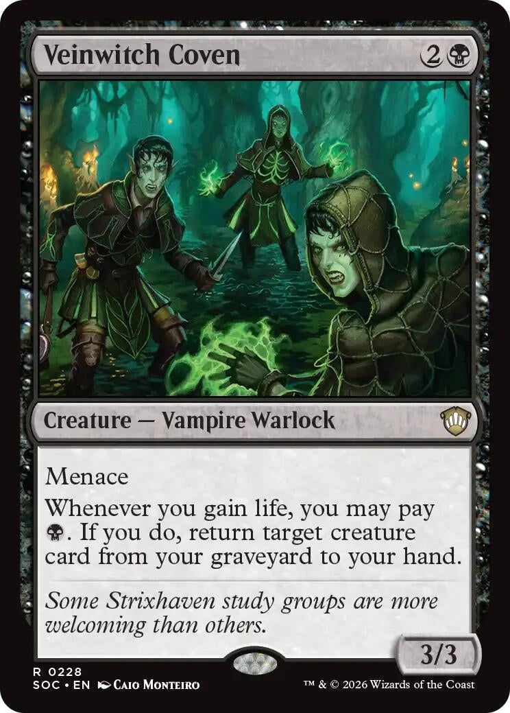 Image for Veinwitch Coven (228) (Commander: Secrets of Strixhaven) - Magic: The Gathering
