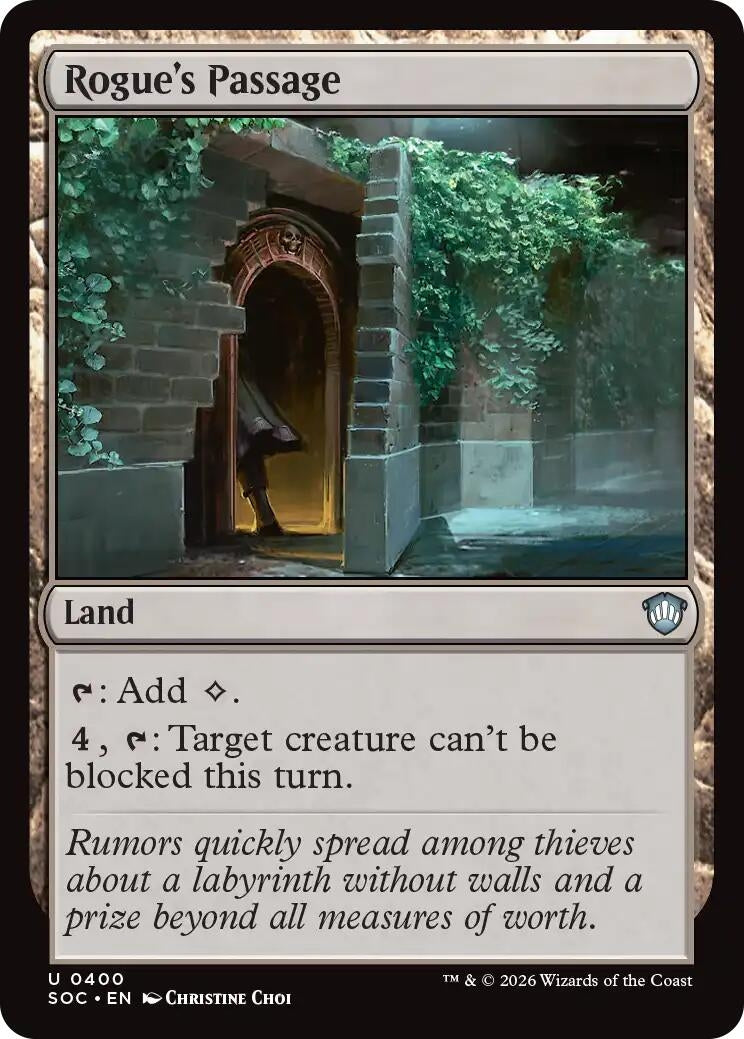 Image for Rogue's Passage (400) (Commander: Secrets of Strixhaven) - Magic: The Gathering