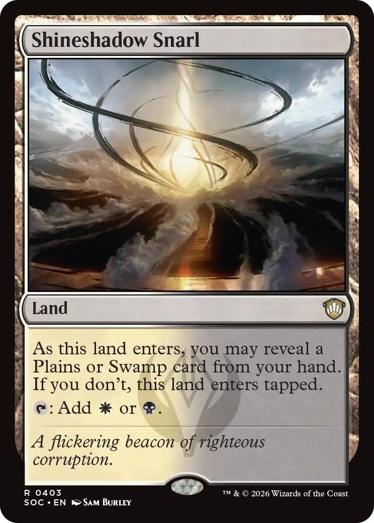 Image for Shineshadow Snarl (403) (Commander: Secrets of Strixhaven) - Magic: The Gathering