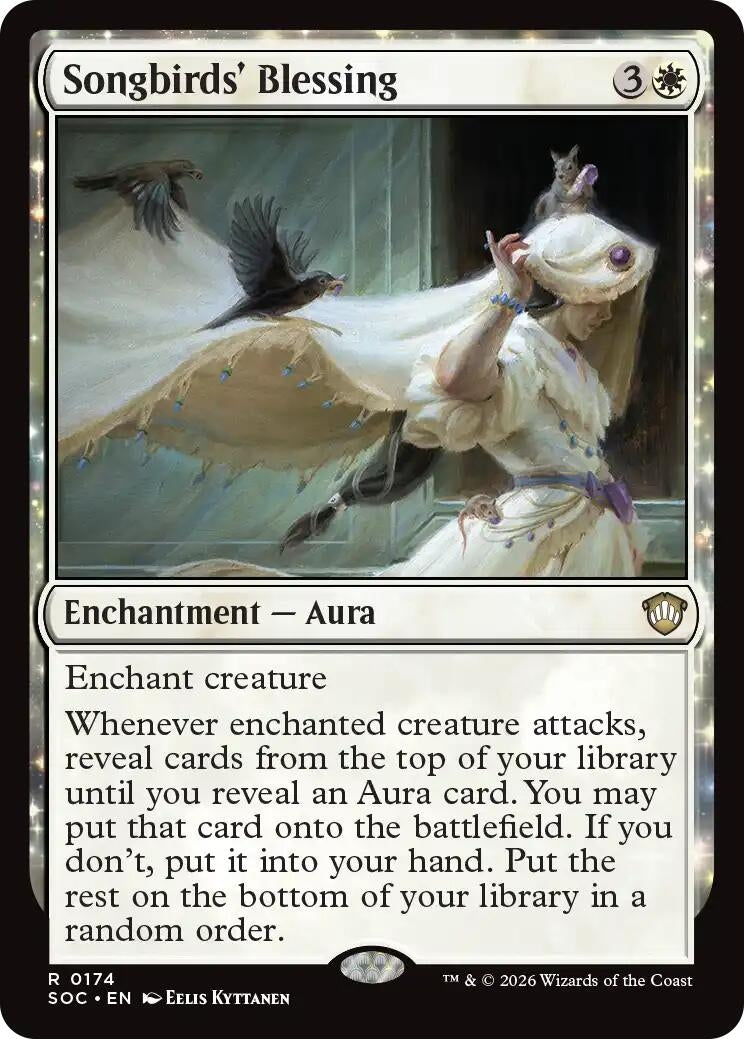Image for Songbirds' Blessing (174) (Commander: Secrets of Strixhaven) - Magic: The Gathering