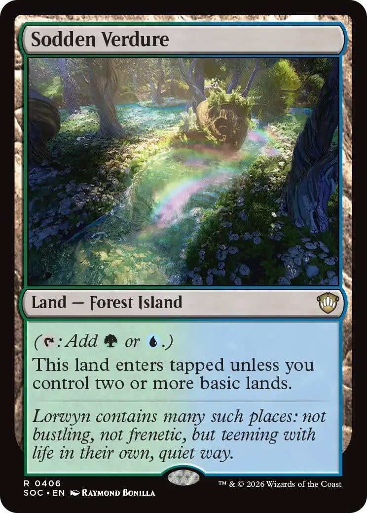 Image for Sodden Verdure (406) (Commander: Secrets of Strixhaven) - Magic: The Gathering