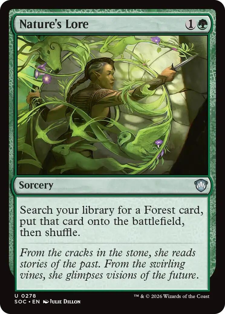 Image for Nature's Lore (278) (Commander: Secrets of Strixhaven) - Magic: The Gathering