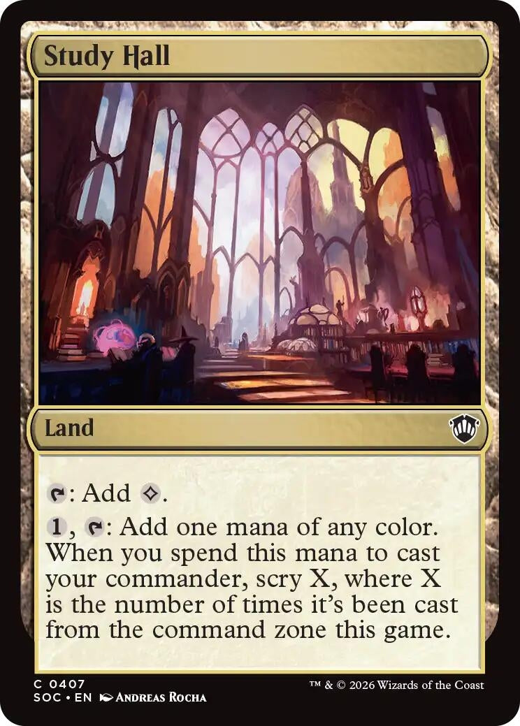 Image for Study Hall (407) (Commander: Secrets of Strixhaven) - Magic: The Gathering