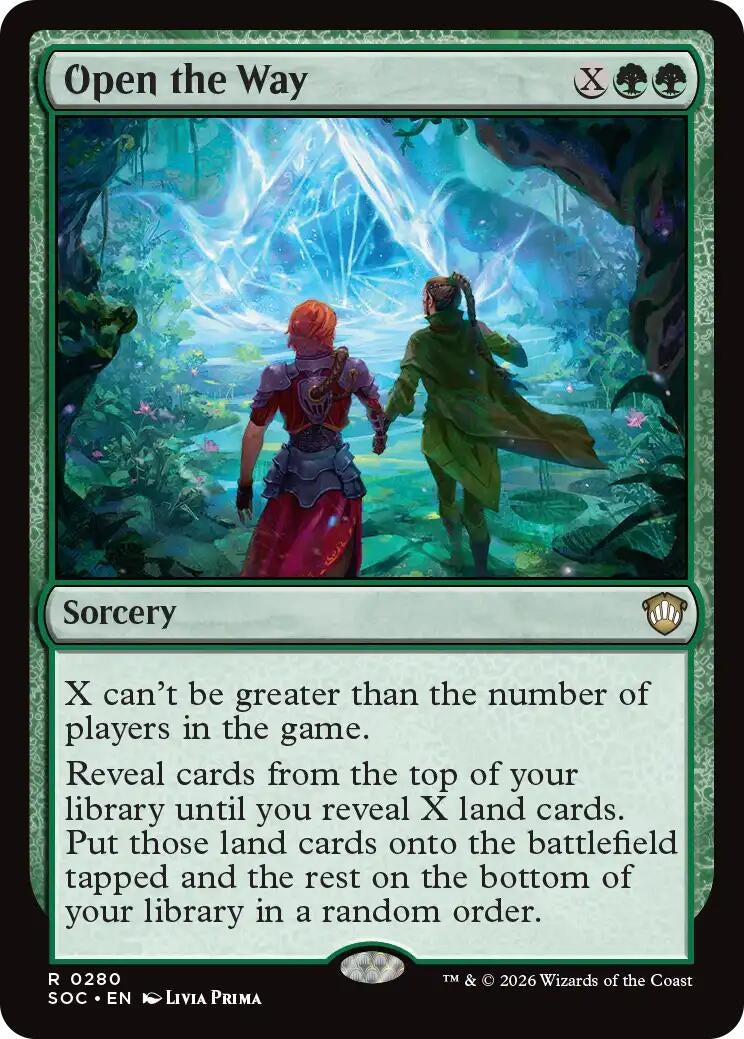 Image for Open the Way (280) (Commander: Secrets of Strixhaven) - Magic: The Gathering