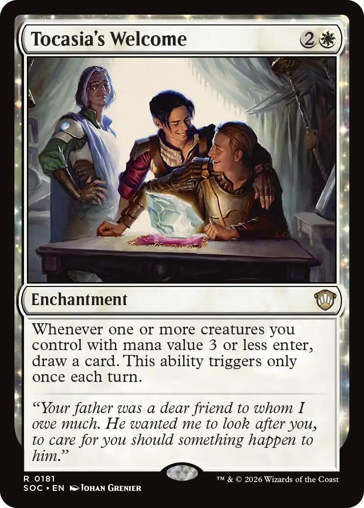 Image for Tocasia's Welcome (181) (Commander: Secrets of Strixhaven) - Magic: The Gathering