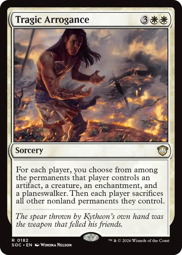 Image for Tragic Arrogance (182) (Commander: Secrets of Strixhaven) - Magic: The Gathering