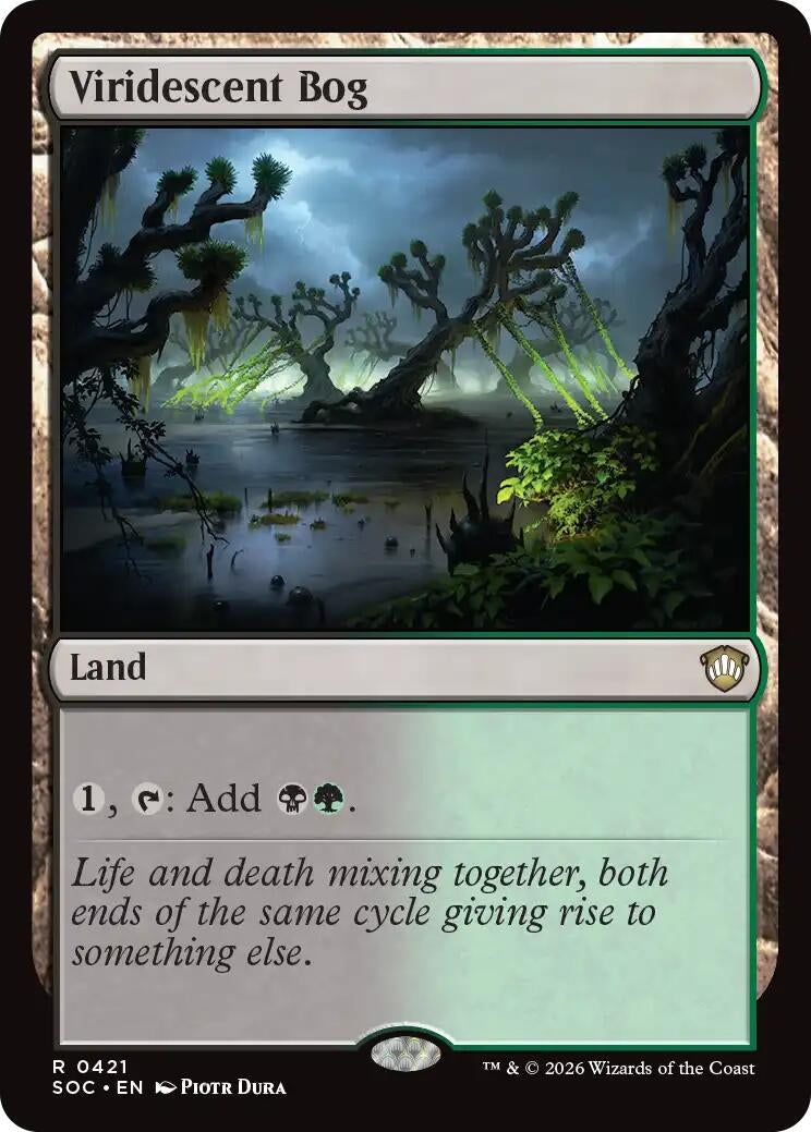 Image for Viridescent Bog (421) (Commander: Secrets of Strixhaven) - Magic: The Gathering