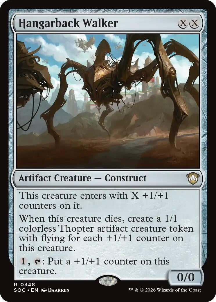 Image for Hangarback Walker (348) (Commander: Secrets of Strixhaven) - Magic: The Gathering