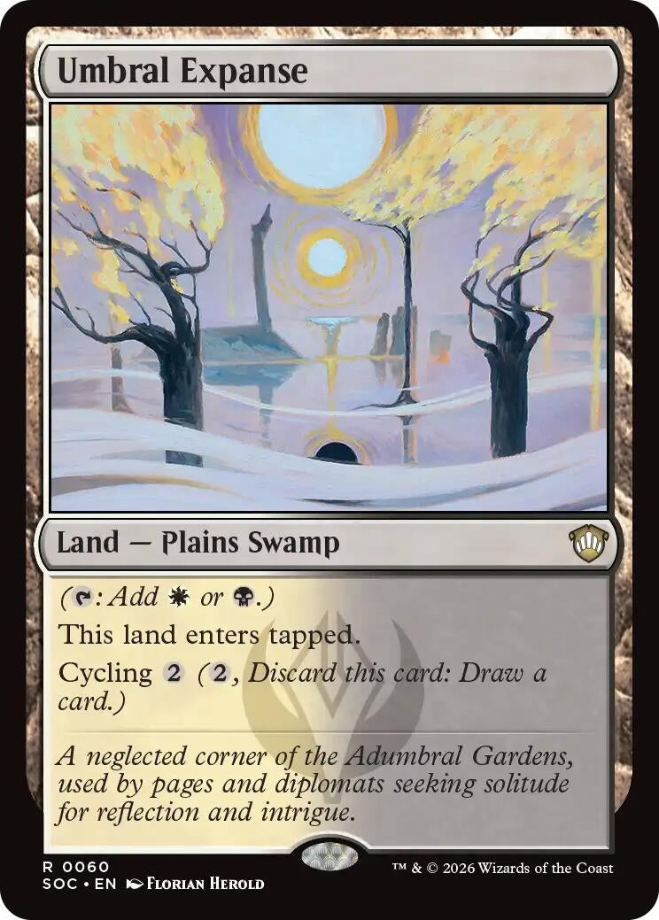 Image for Umbral Expanse (60) (Commander: Secrets of Strixhaven) - Magic: The Gathering