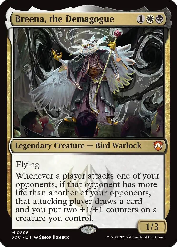 Image for Breena, the Demagogue (298) (Commander: Secrets of Strixhaven) - Magic: The Gathering