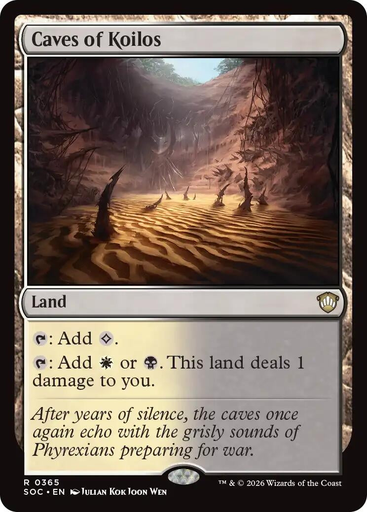 Image for Caves of Koilos (365) (Commander: Secrets of Strixhaven) - Magic: The Gathering