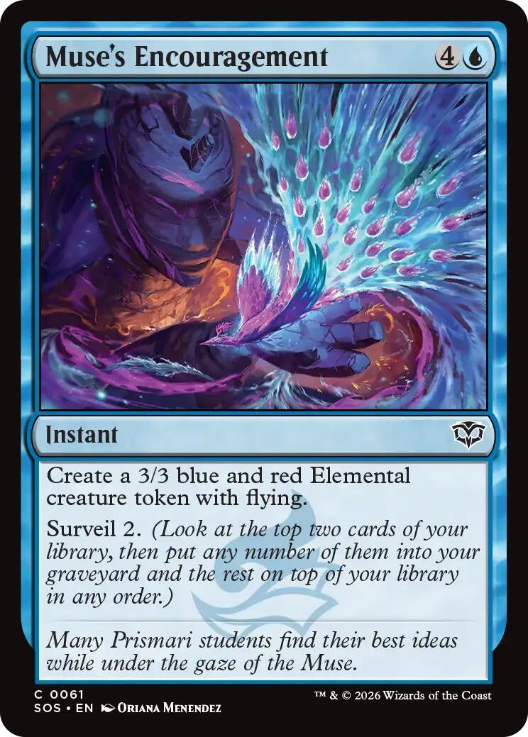 Image for Muse's Encouragement (61) (Secrets of Strixhaven) - Magic: The Gathering