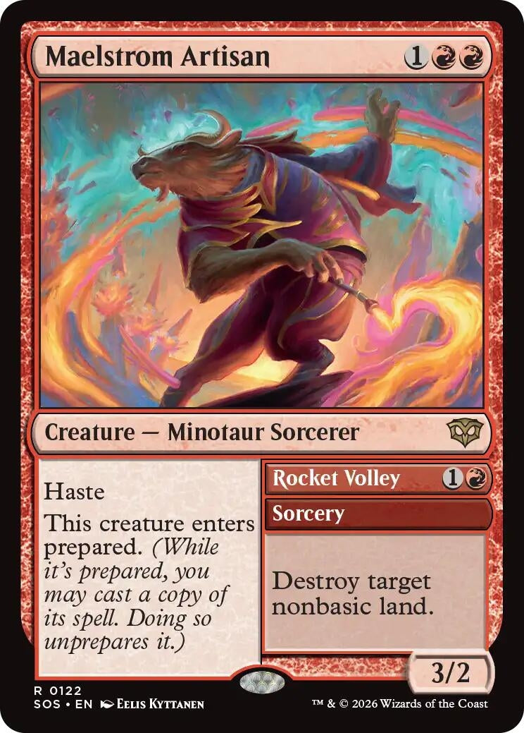 Image for Maelstrom Artisan (122) (Foil) (Secrets of Strixhaven) - Magic: The Gathering