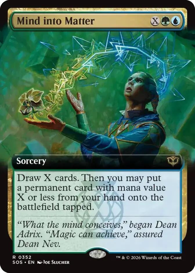 Image for Mind into Matter (Extended Art) (352) (Foil) (Secrets of Strixhaven) - Magic: The Gathering