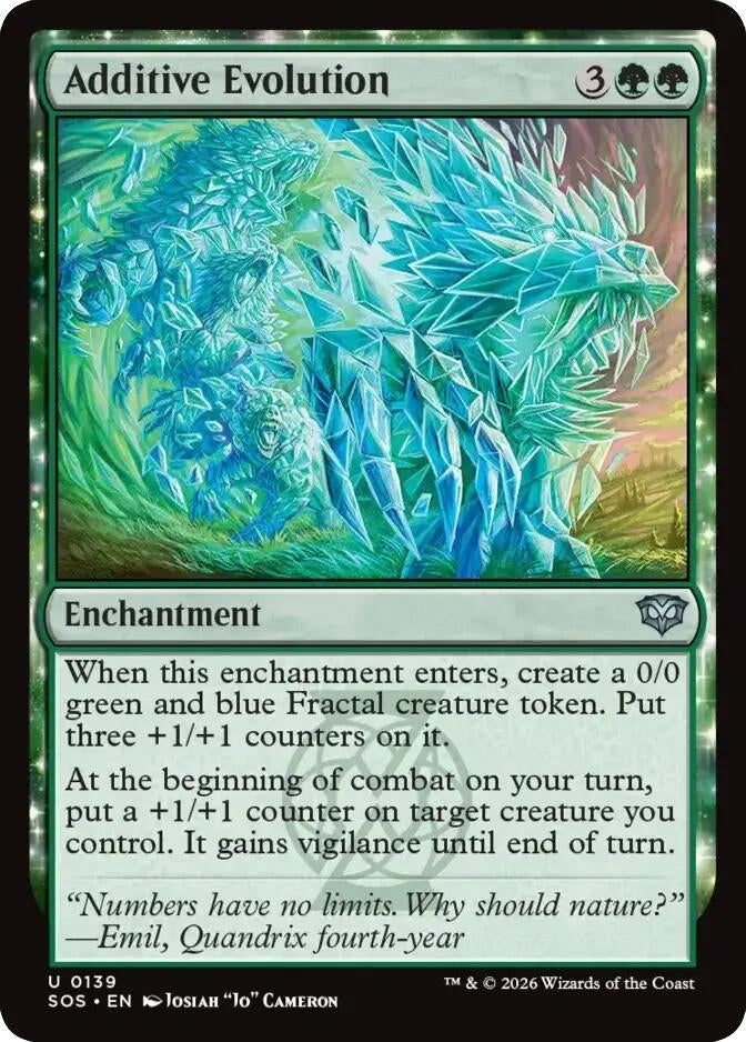 Image for Additive Evolution (139) (Foil) (Secrets of Strixhaven) - Magic: The Gathering