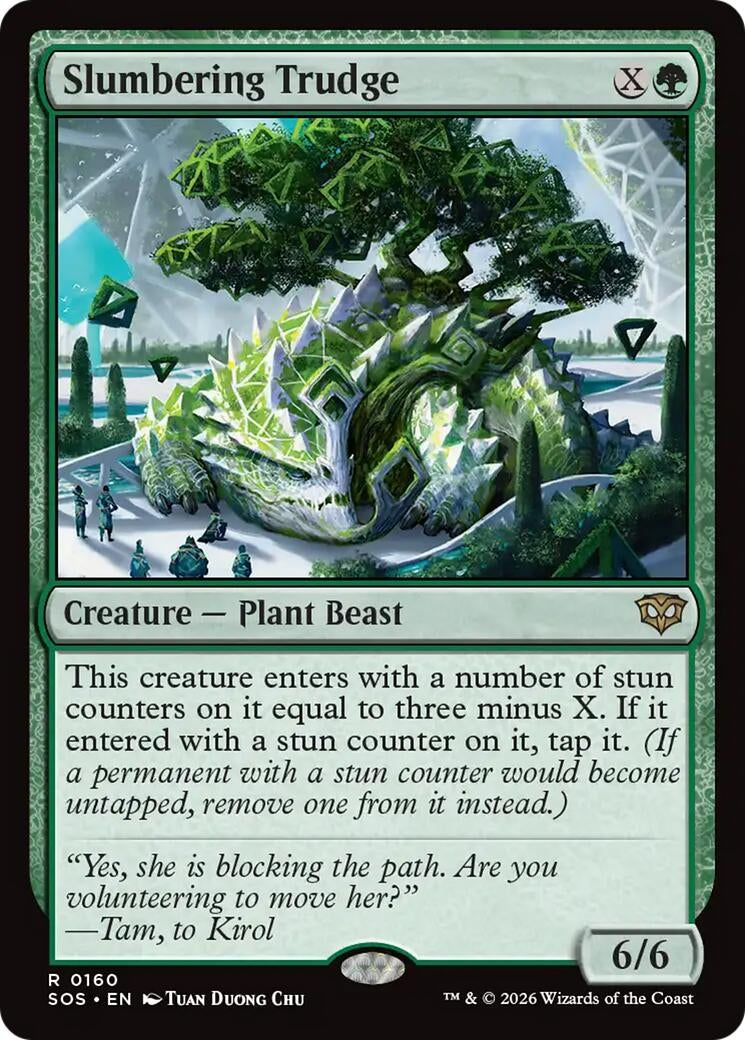 Image for Slumbering Trudge (160) (Foil) (Secrets of Strixhaven) - Magic: The Gathering