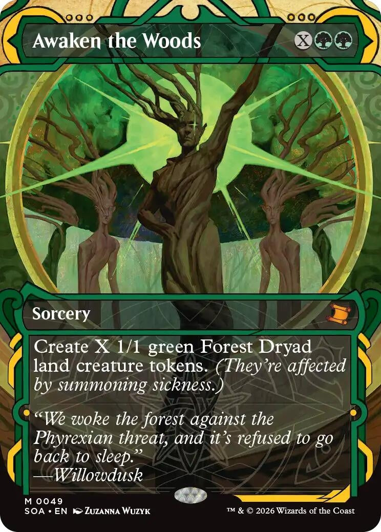 Image for Awaken the Woods (49) (Foil) (Secrets of Strixhaven: Mystical Archive) - Magic: The Gathering