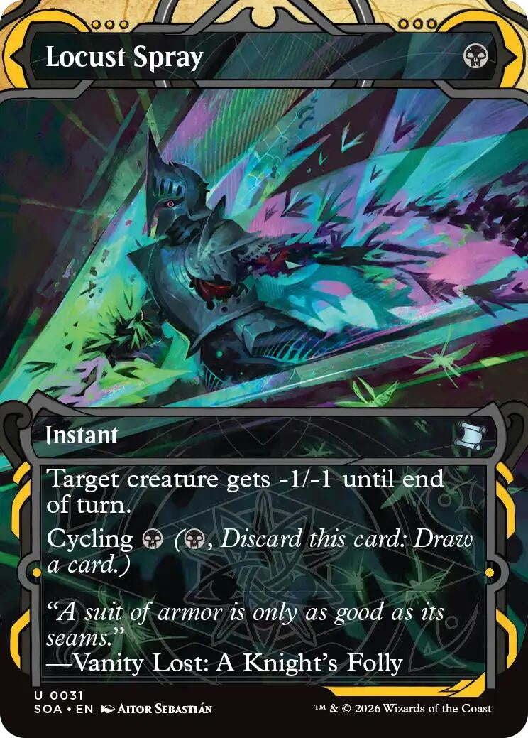 Image for Locust Spray (31) (Foil) (Secrets of Strixhaven: Mystical Archive) - Magic: The Gathering
