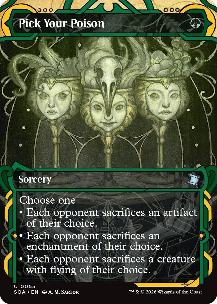 Image for Pick Your Poison (55) (Foil) (Secrets of Strixhaven: Mystical Archive) - Magic: The Gathering