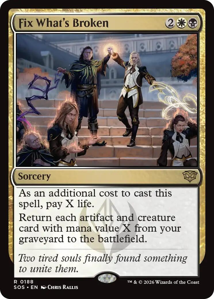 Image for Fix What's Broken (188) (Foil) (Secrets of Strixhaven) - Magic: The Gathering