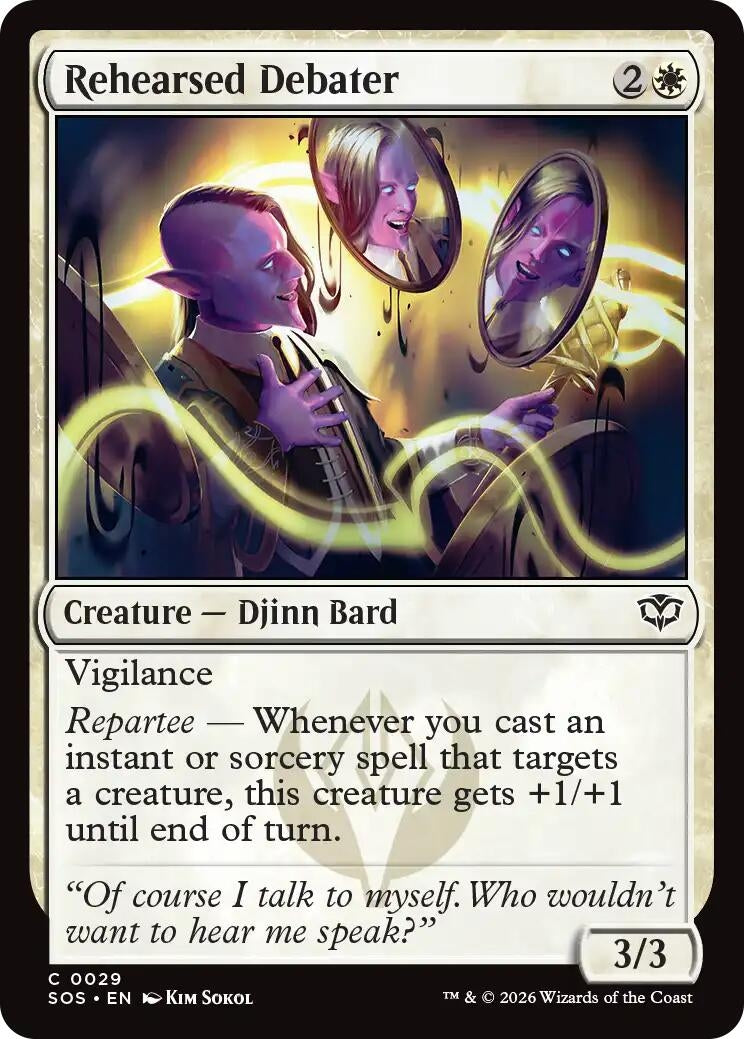 Image for Rehearsed Debater (29) (Secrets of Strixhaven) - Magic: The Gathering