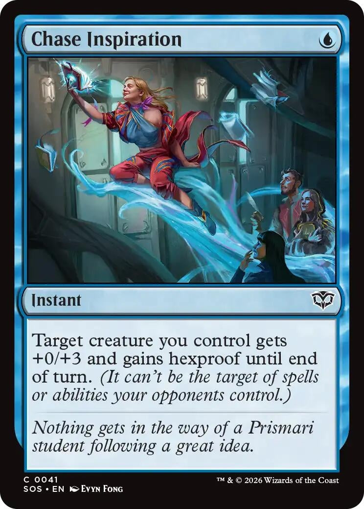 Image for Chase Inspiration (41) (Foil) (Secrets of Strixhaven) - Magic: The Gathering