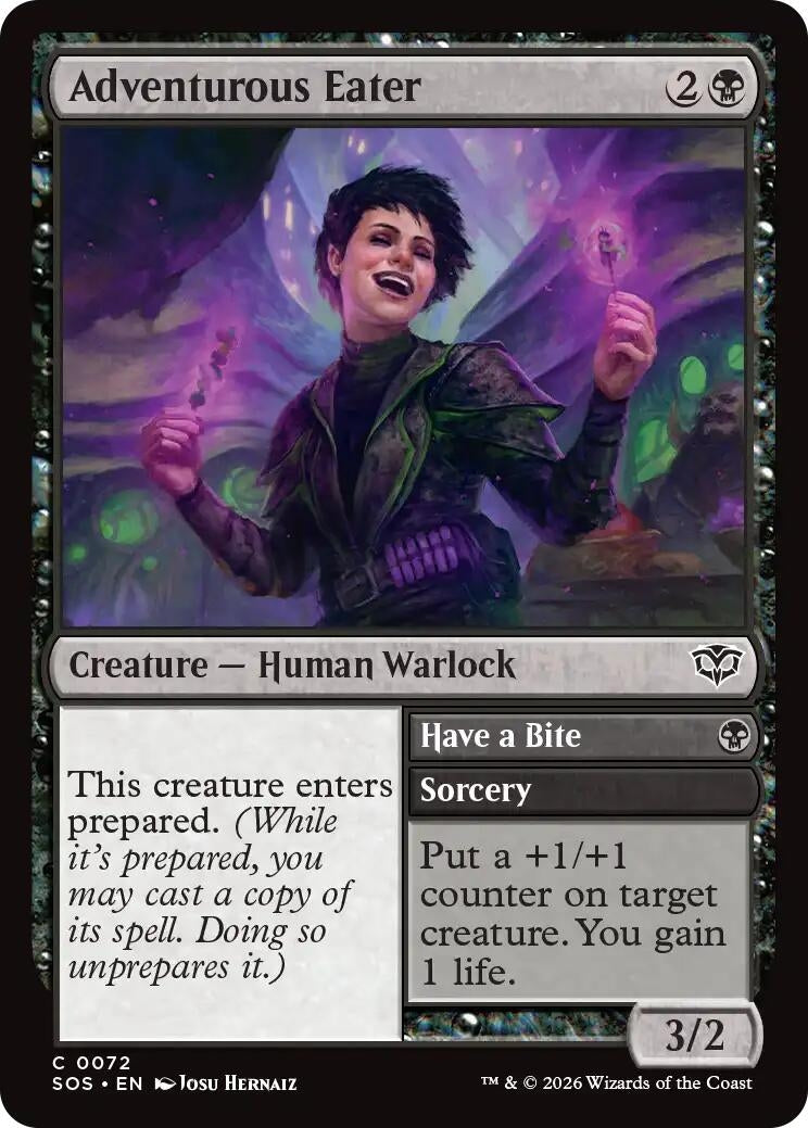 Image for Adventurous Eater (72) (Foil) (Secrets of Strixhaven) - Magic: The Gathering