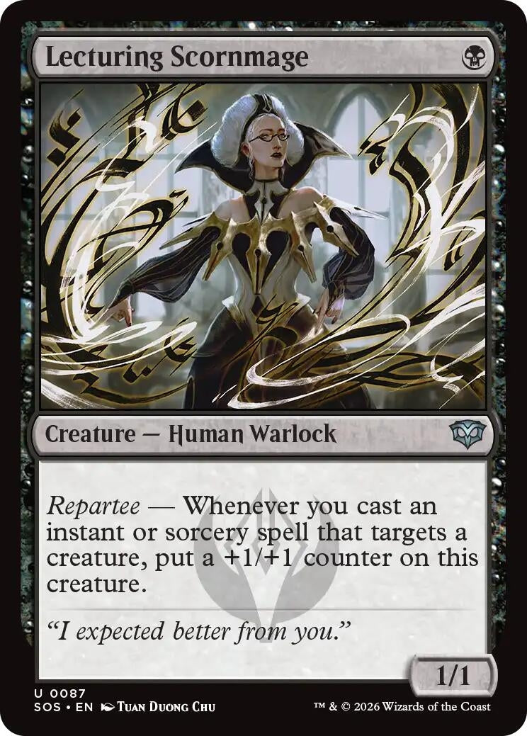Image for Lecturing Scornmage (87) (Secrets of Strixhaven) - Magic: The Gathering