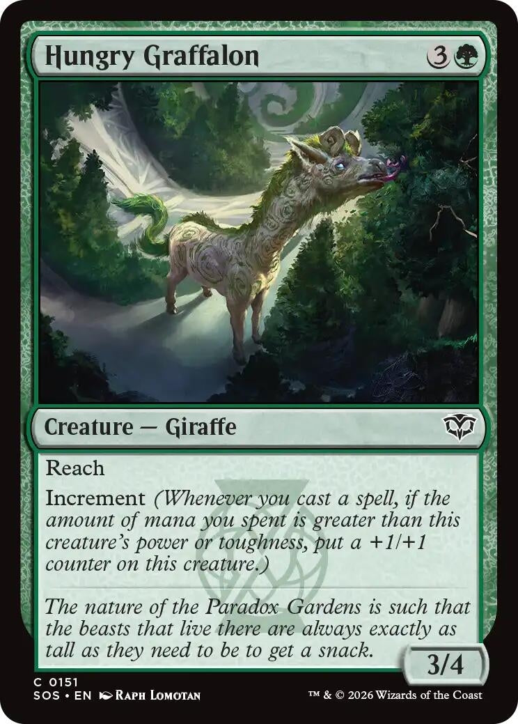 Image for Hungry Graffalon (151) (Foil) (Secrets of Strixhaven) - Magic: The Gathering