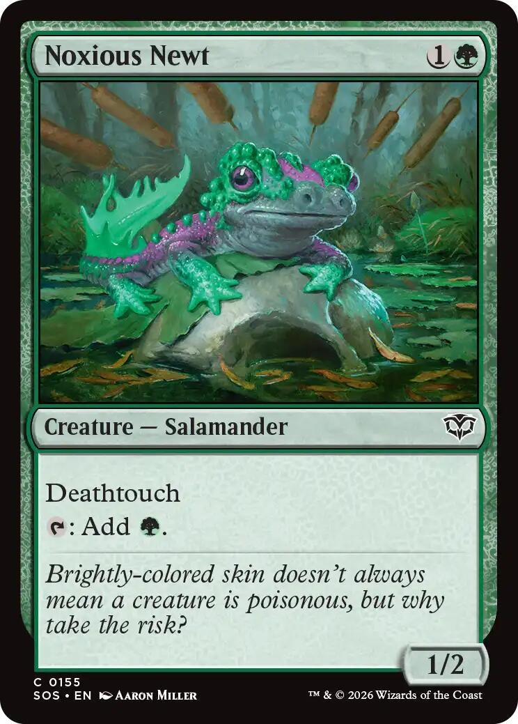 Image for Noxious Newt (155) (Secrets of Strixhaven) - Magic: The Gathering