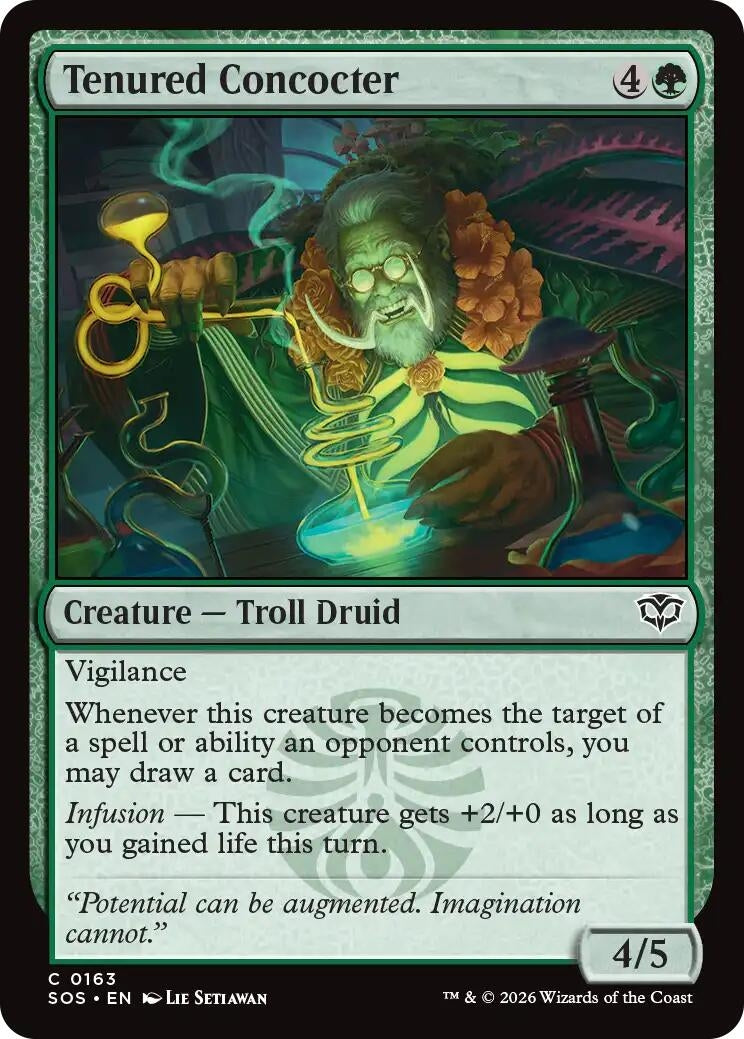 Image for Tenured Concocter (163) (Foil) (Secrets of Strixhaven) - Magic: The Gathering
