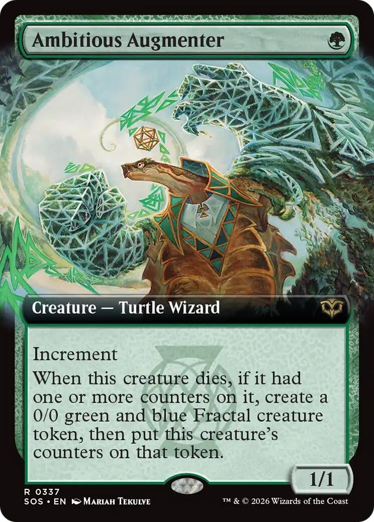 Image for Ambitious Augmenter (Extended Art) (337) (Foil) (Secrets of Strixhaven) - Magic: The Gathering