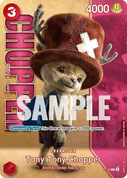 Image for Tony Tony.Chopper - P-138 (Premium Card Collection -Live Action Edition Vol.2 Straw Hat Crew-) (P-138) (Foil) (One Piece Promotion Cards) (OP-PR) - One Piece Card Game