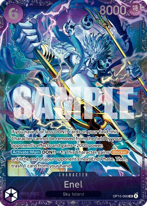 Image for Enel (Treasure Cup May 2026) (OP15-060) (Foil) (One Piece Promotion Cards) (OP-PR) - One Piece Card Game