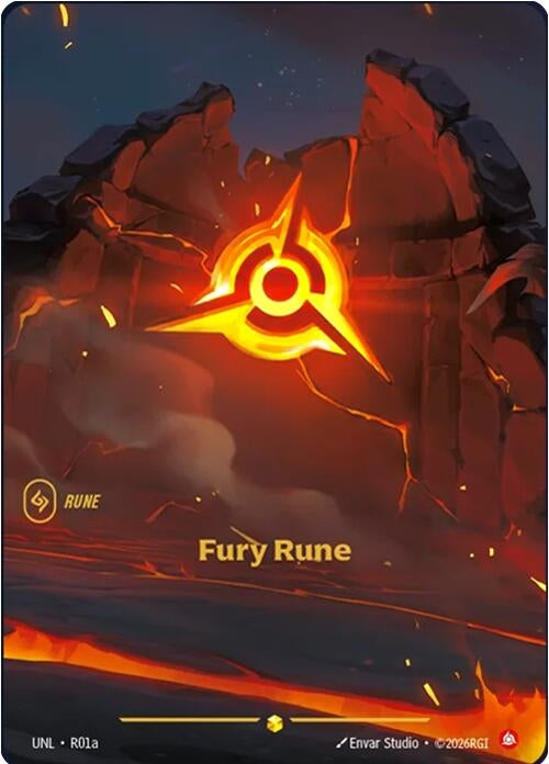 Fury Rune (R01a) (R01a) (Foil) (Unleashed)